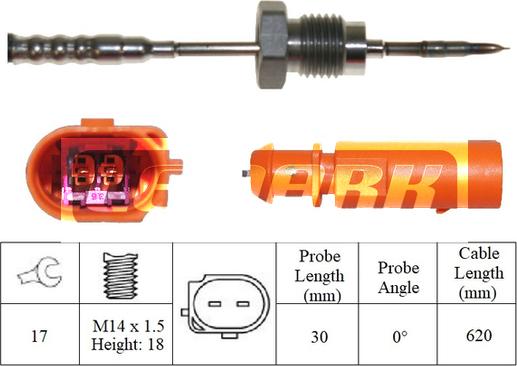 LEMARK LXT401 - Sensor of exhaust gas Temperature car-mod.net