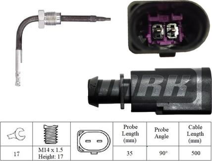 LEMARK LXT399 - Sensor of exhaust gas Temperature car-mod.net