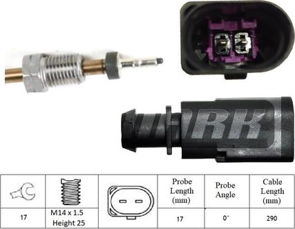 LEMARK LXT398 - Sensor of exhaust gas Temperature car-mod.net