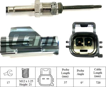 LEMARK LXT289 - Sensor of exhaust gas Temperature car-mod.net