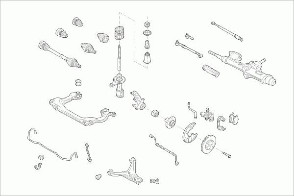Lemförder AUDI-80B4-FL019 - Steering car-mod.net