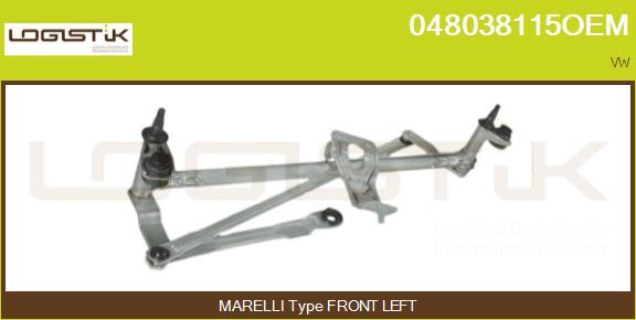 LGK 048038115OEM - Wiper Linkage car-mod.net
