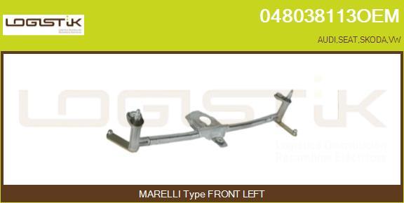 LGK 048038113OEM - Wiper Linkage car-mod.net