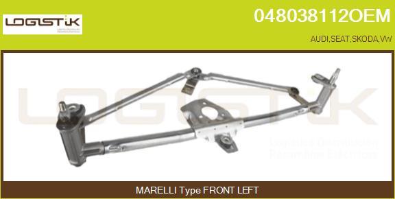 LGK 048038112OEM - Wiper Linkage car-mod.net