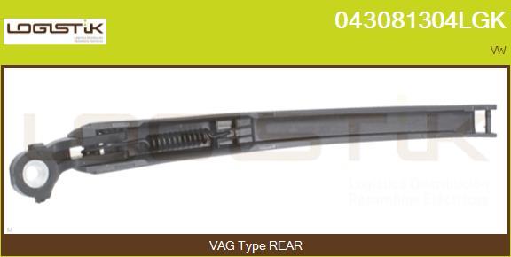 LGK 043081304LGK - Wiper Arm, window cleaning car-mod.net