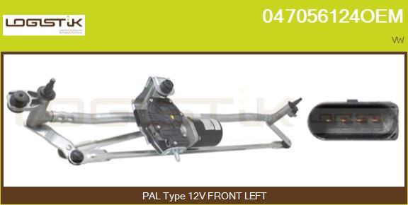 LGK 047056124OEM - Window Wiper System car-mod.net