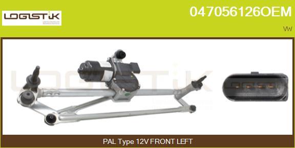 LGK 047056126OEM - Window Wiper System car-mod.net