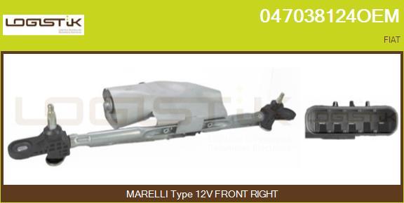LGK 047038124OEM - Window Wiper System car-mod.net