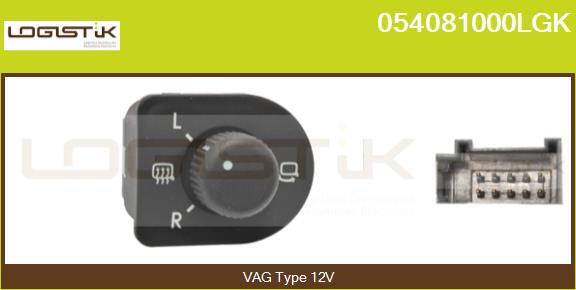 LGK 054081000LGK - Switch, mirror adjustment car-mod.net
