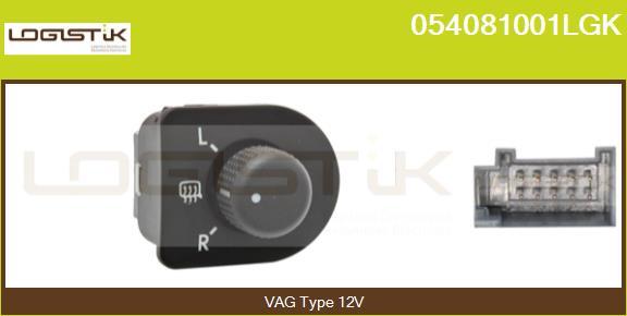 LGK 054081001LGK - Switch, mirror adjustment car-mod.net