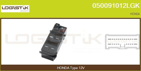 LGK 050091012LGK - Switch, window regulator car-mod.net