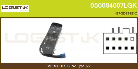 LGK 050084007LGK - Switch, window regulator car-mod.net