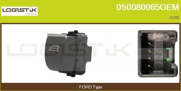 LGK 050080065OEM - Switch, window regulator car-mod.net