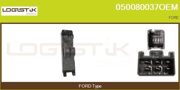 LGK 050080037OEM - Switch, window regulator car-mod.net