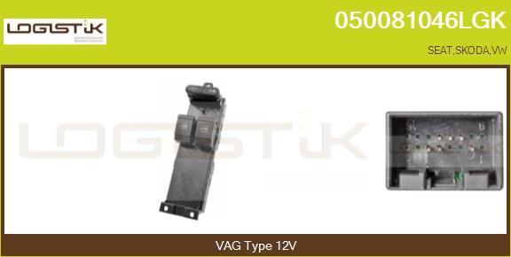 LGK 050081046LGK - Switch, window regulator car-mod.net