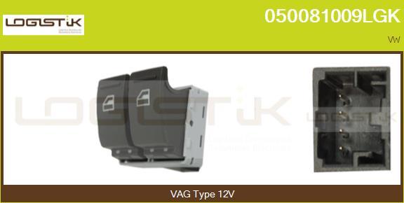 LGK 050081009LGK - Switch, window regulator car-mod.net