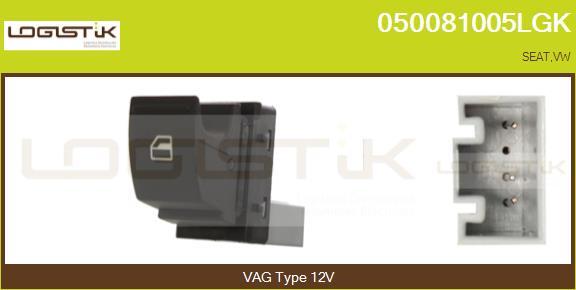 LGK 050081005LGK - Switch, window regulator car-mod.net
