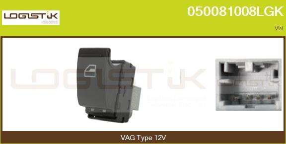 LGK 050081008LGK - Switch, window regulator car-mod.net