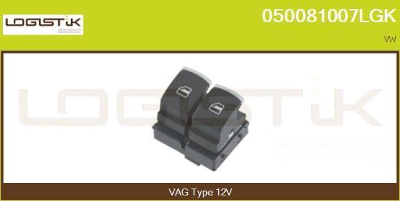 LGK 050081007LGK - Switch, window regulator car-mod.net