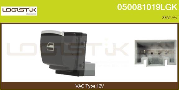 LGK 050081019LGK - Switch, window regulator car-mod.net