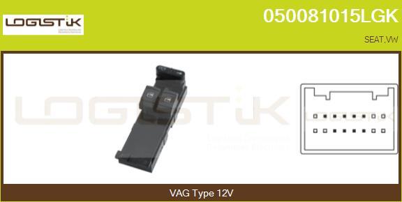 LGK 050081015LGK - Switch, window regulator car-mod.net