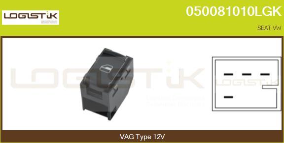 LGK 050081010LGK - Switch, window regulator car-mod.net