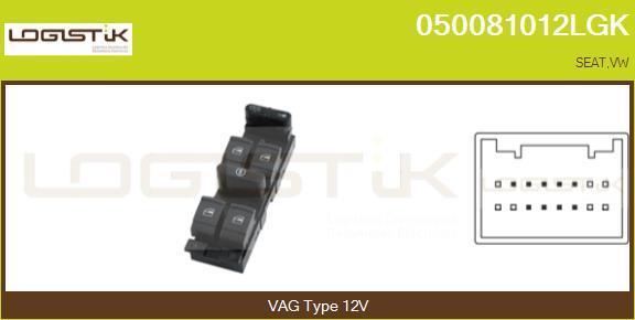LGK 050081012LGK - Switch, window regulator car-mod.net