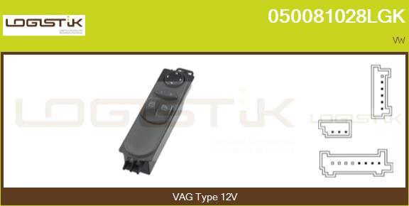 LGK 050081028LGK - Switch, window regulator car-mod.net