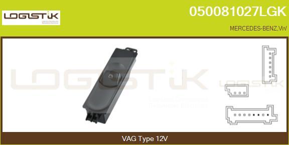 LGK 050081027LGK - Switch, window regulator car-mod.net