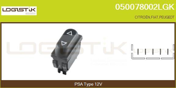 LGK 050078002LGK - Switch, window regulator car-mod.net