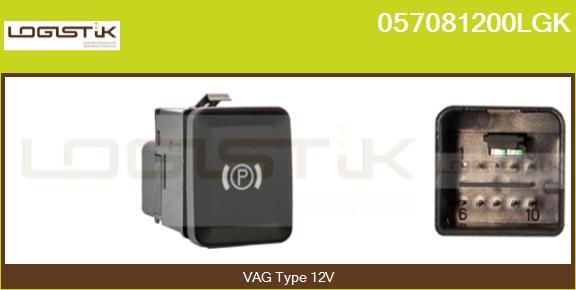 LGK 057081200LGK - Switch, park brake actuation car-mod.net
