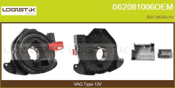 LGK 062081006OEM - Clockspring, airbag car-mod.net