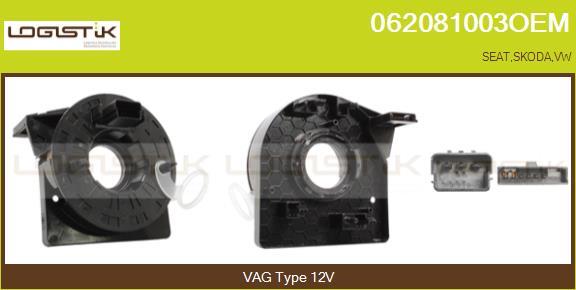 LGK 062081003OEM - Clockspring, airbag car-mod.net