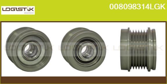 LGK 008098314LGK - Pulley, alternator, freewheel clutch car-mod.net