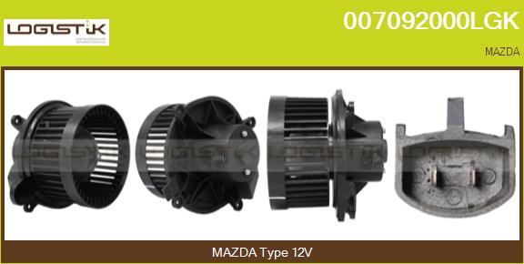 LGK 007092000LGK - Interior Blower car-mod.net