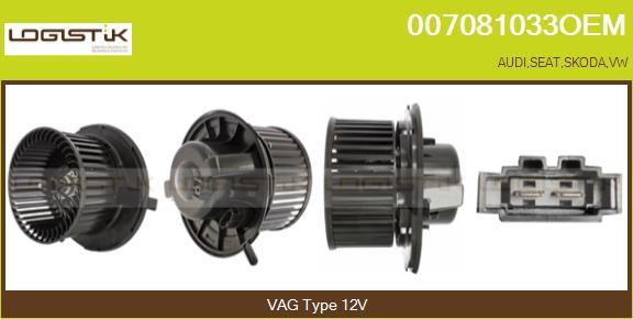 LGK 007081033OEM - Interior Blower car-mod.net
