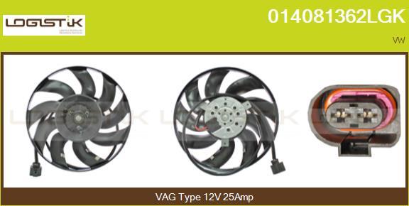 LGK 014081362LGK - Fan, radiator car-mod.net