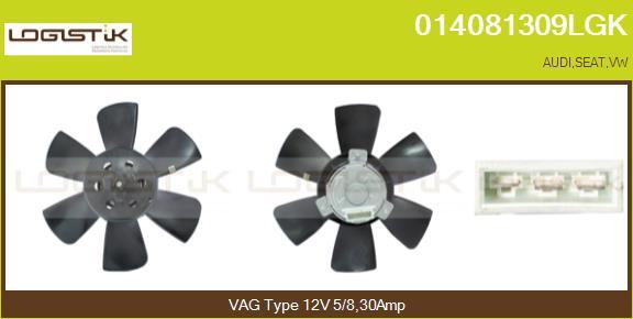 LGK 014081309LGK - Fan, radiator car-mod.net