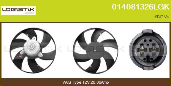 LGK 014081326LGK - Fan, radiator car-mod.net