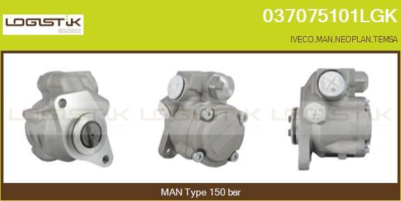 LGK 037075101LGK - Hydraulic Pump, steering system car-mod.net