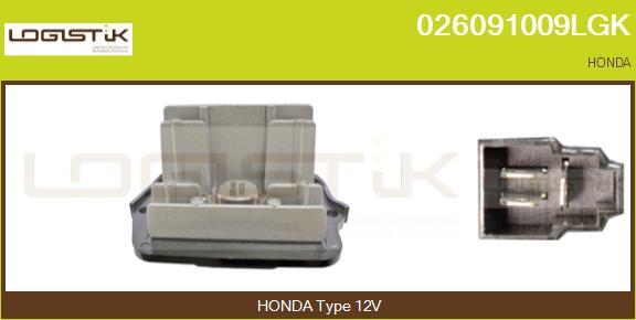 LGK 026091009LGK - Resistor, interior blower car-mod.net