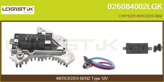 LGK 026084002LGK - Resistor, interior blower car-mod.net