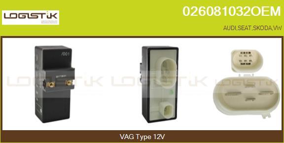 LGK 026081032OEM - Control Unit, air conditioning car-mod.net