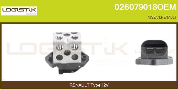 LGK 026079018OEM - Pre-resistor, electro motor radiator fan car-mod.net