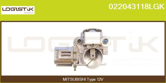 LGK 022043118LGK - Voltage regulator, alternator car-mod.net