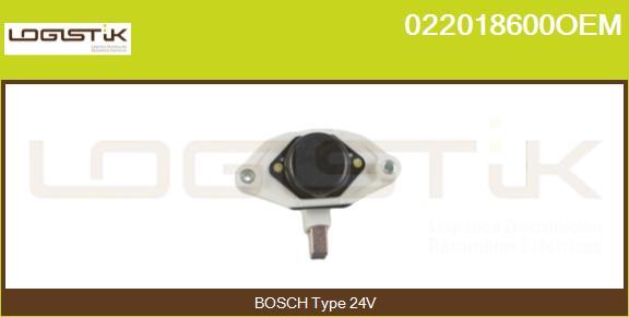 LGK 022018600OEM - Voltage regulator, alternator car-mod.net