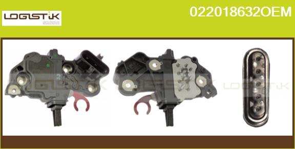 LGK 022018632OEM - Voltage regulator, alternator car-mod.net