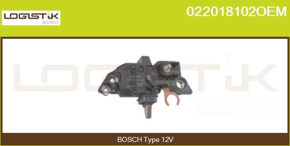 LGK 022018102OEM - Voltage regulator, alternator car-mod.net