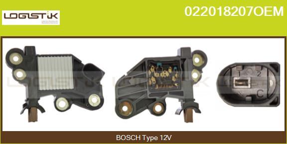 LGK 022018207OEM - Voltage regulator, alternator car-mod.net