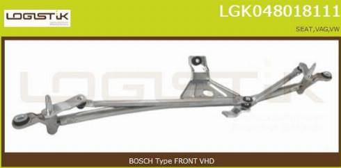 LGK LGK048018111 - Wiper Linkage car-mod.net
